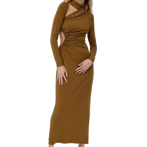 alya maxi dress Alya Mesh Maxi Dress